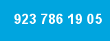 923 786 19 05